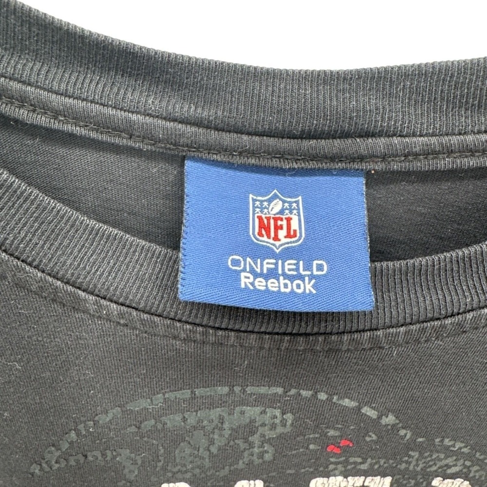 Reebok Baltimore Ravens NFL Onfield Long Sleeve Shirt Black Mens XL - Picture 6 of 10